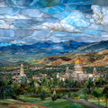 the Mount Helena city overlook — ceramic art tile