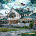 the International Tennis Hall — ceramic art tile