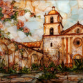 Mission San Juan Capistrano — ceramic art tile