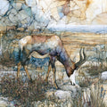 a bontebok — ceramic art tile