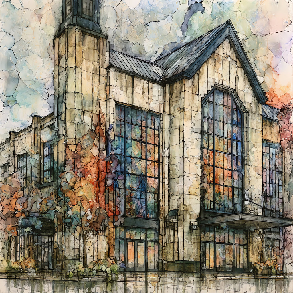 the Bottleworks District Art — ceramic art tile