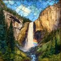 Vernal Fall Mist Trail — ceramic art tile