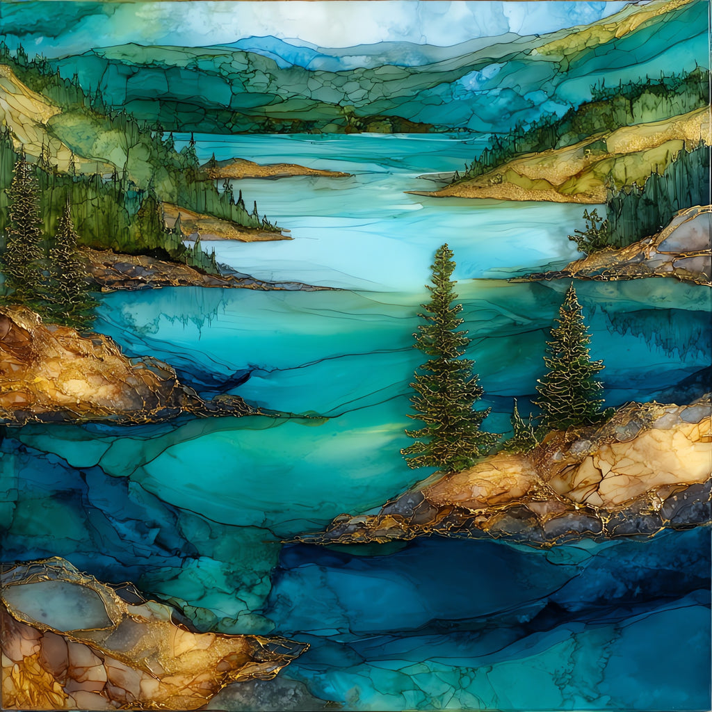 Lake Vermilion — ceramic art tile