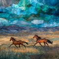 the Land Run Monument — ceramic art tile