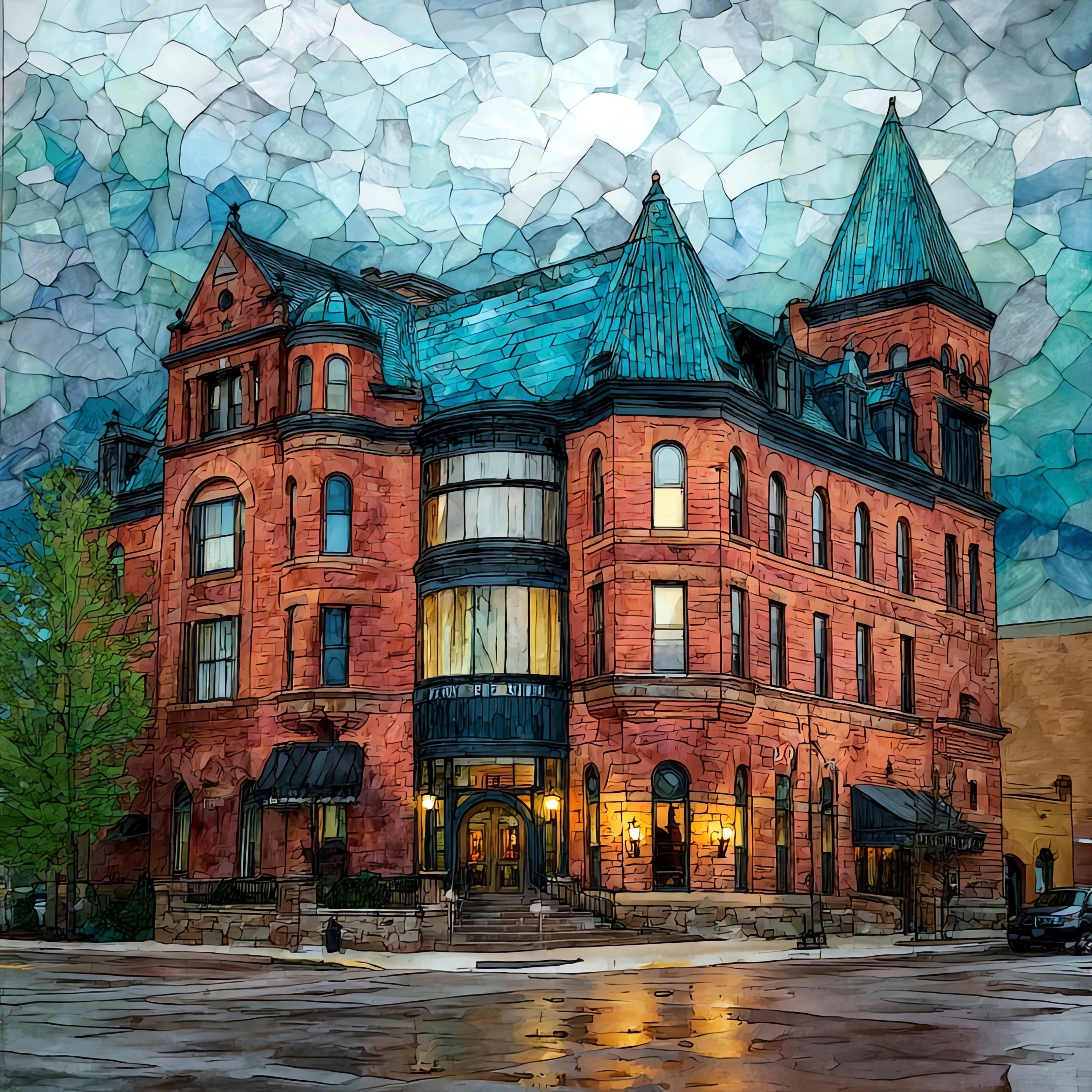 Hotel Boulderado Front Range — ceramic art tile