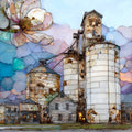 Salado historic Stagecoach Inn — ceramic art tile