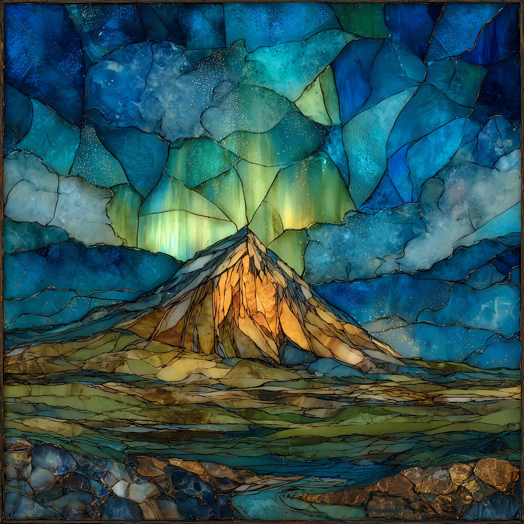 Iron Mountain — ceramic art tile