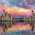 Mono Lake Tufa — ceramic art tile