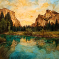 Cathedral Rocks — ceramic art tile