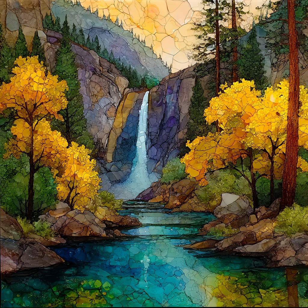 Illilouette Fall — ceramic art tile