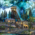 the Black Hills Mining — ceramic art tile