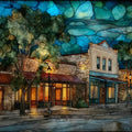 Comfort historic district — ceramic art tile