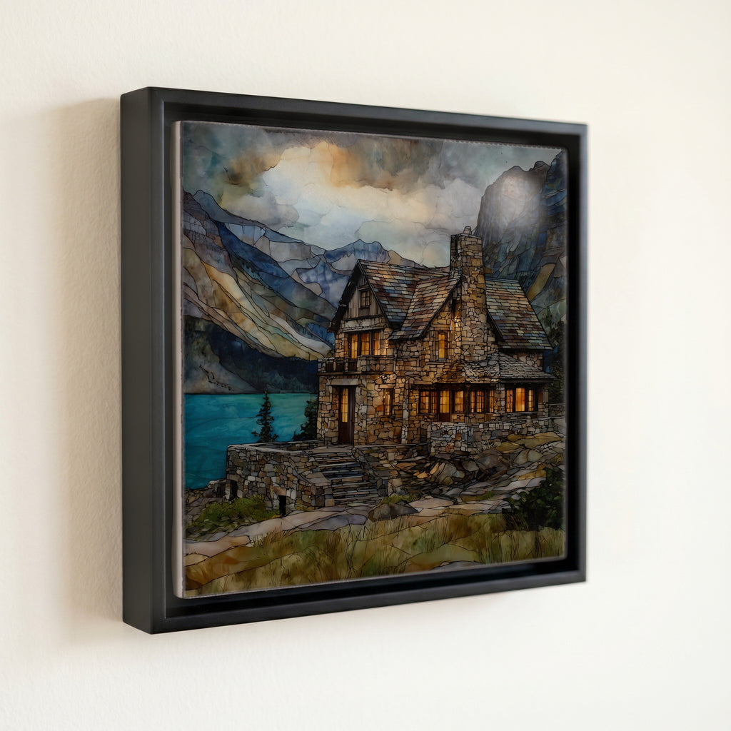 the Granite Park Chalet on a high alpine — front