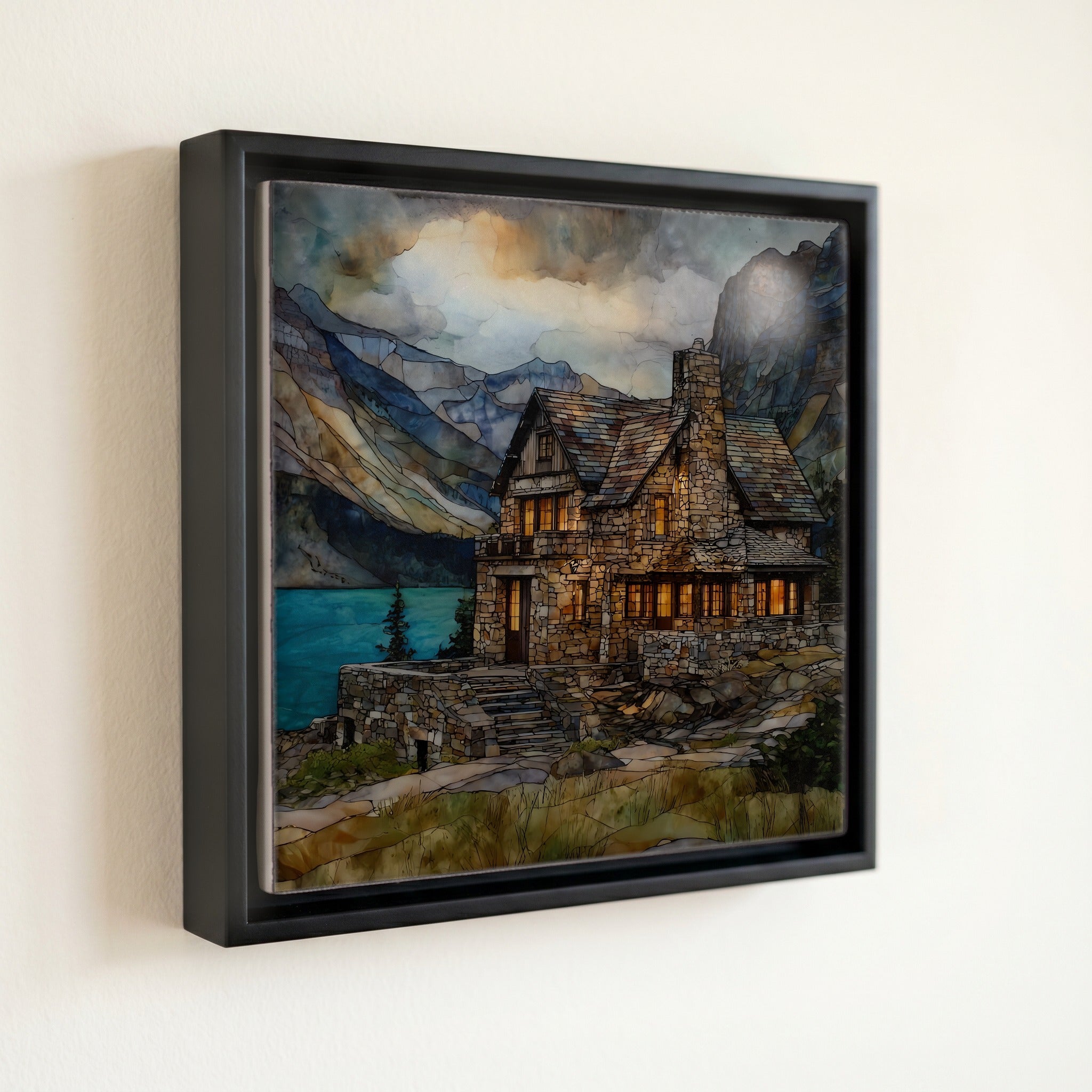 the Granite Park Chalet on a high alpine — front