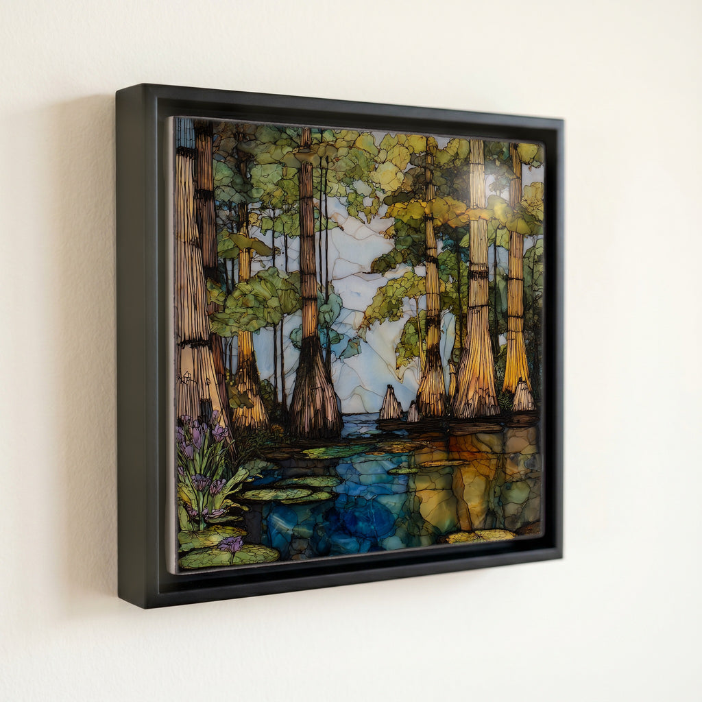 the Pearl River cypress swamp — front