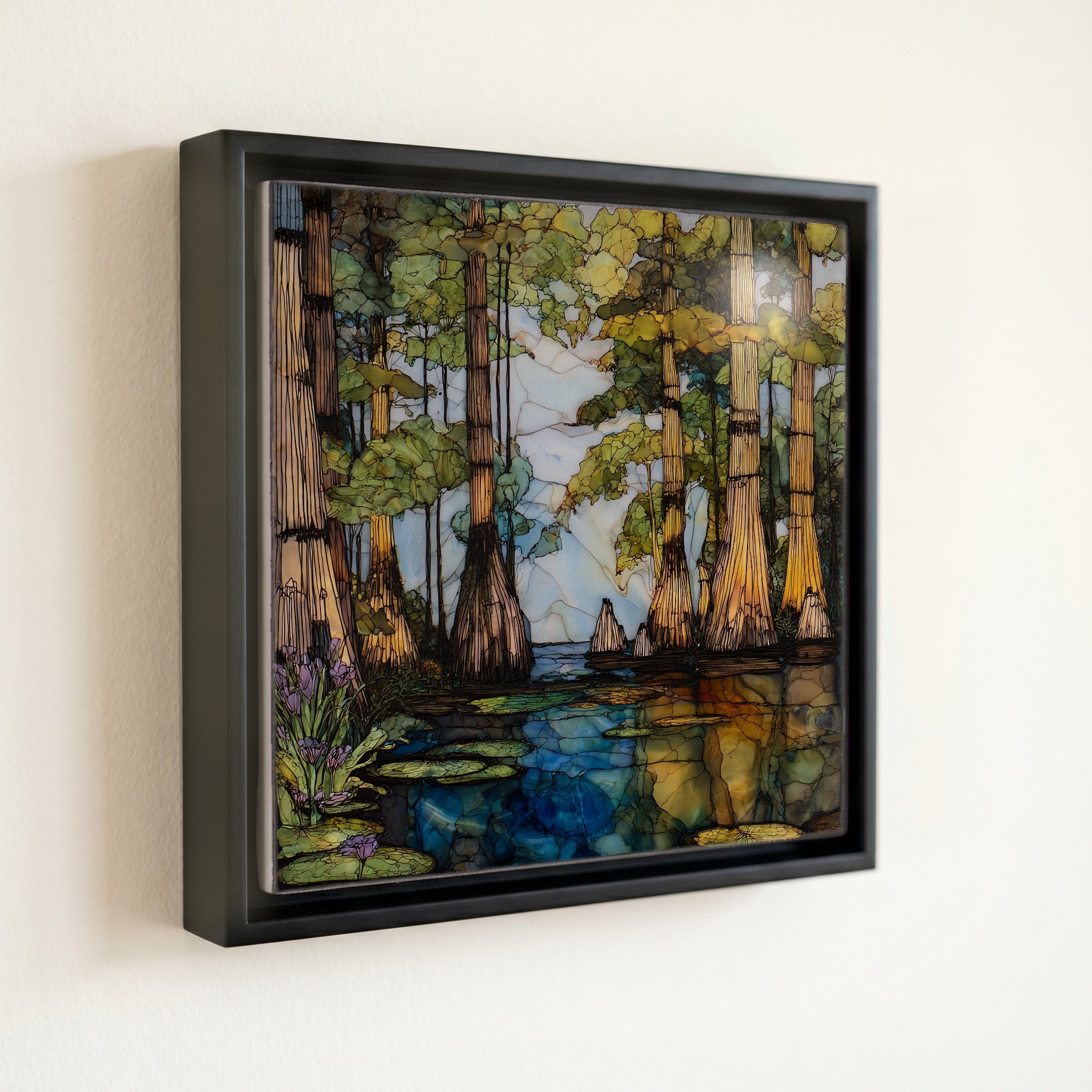 the Pearl River cypress swamp — front