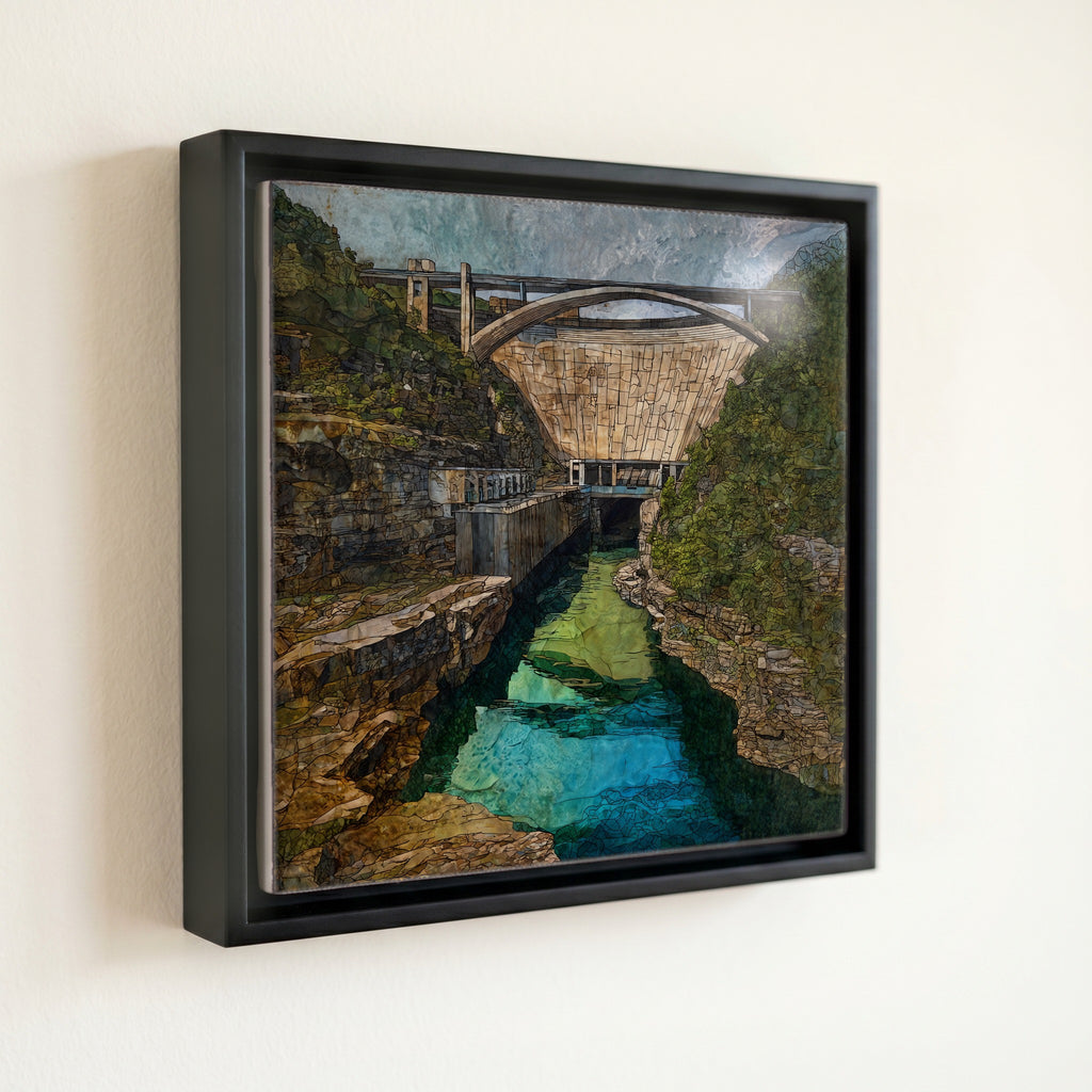 Center Hill Dam on the Caney — front