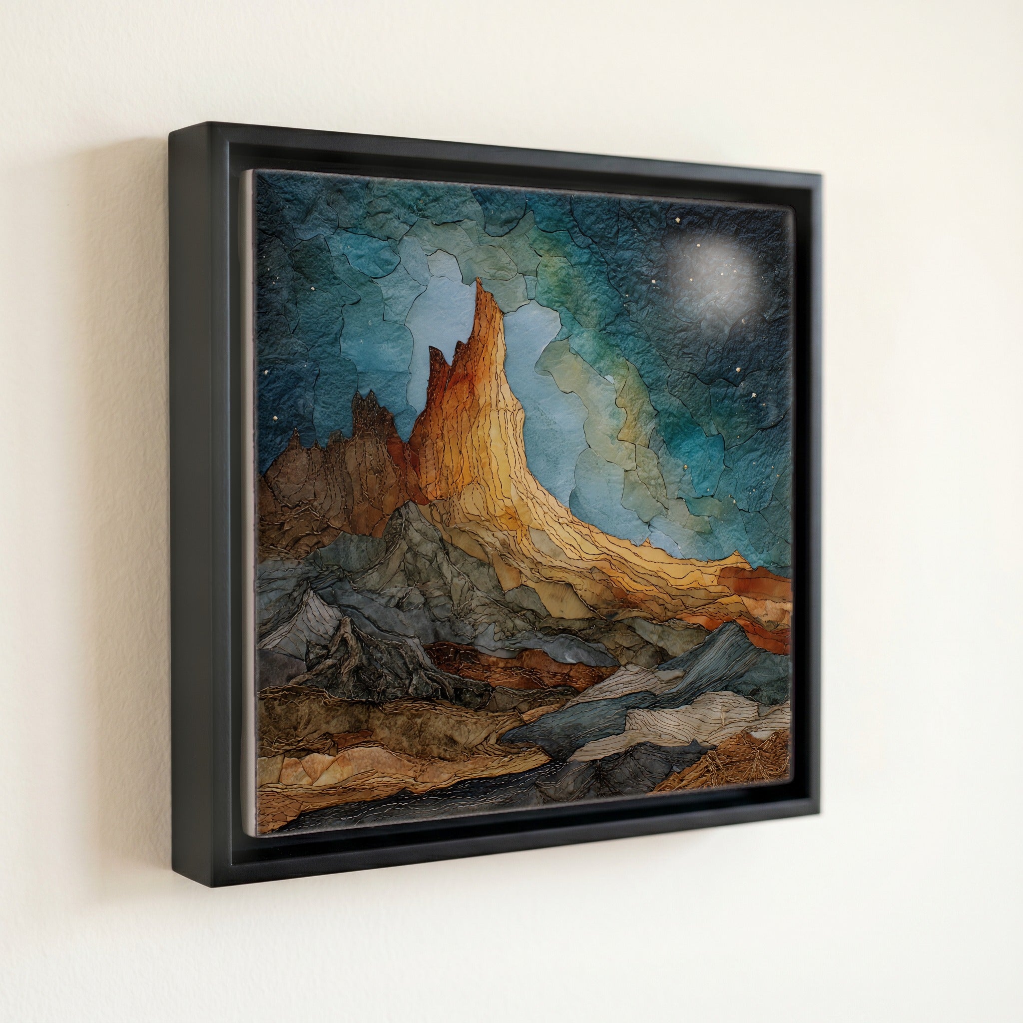 Slim Buttes layered badlands — front