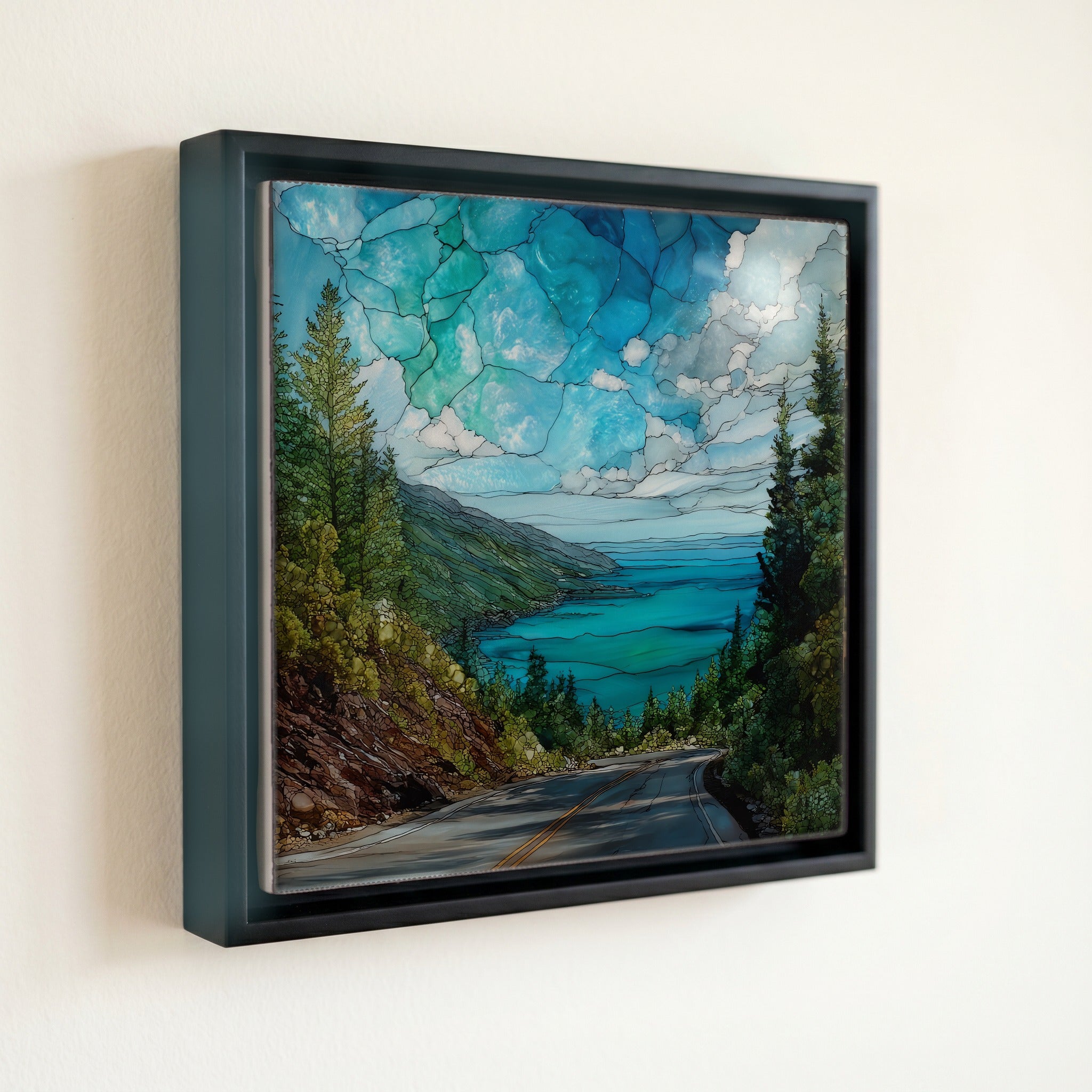 Brockway Mountain Drive overlook — front