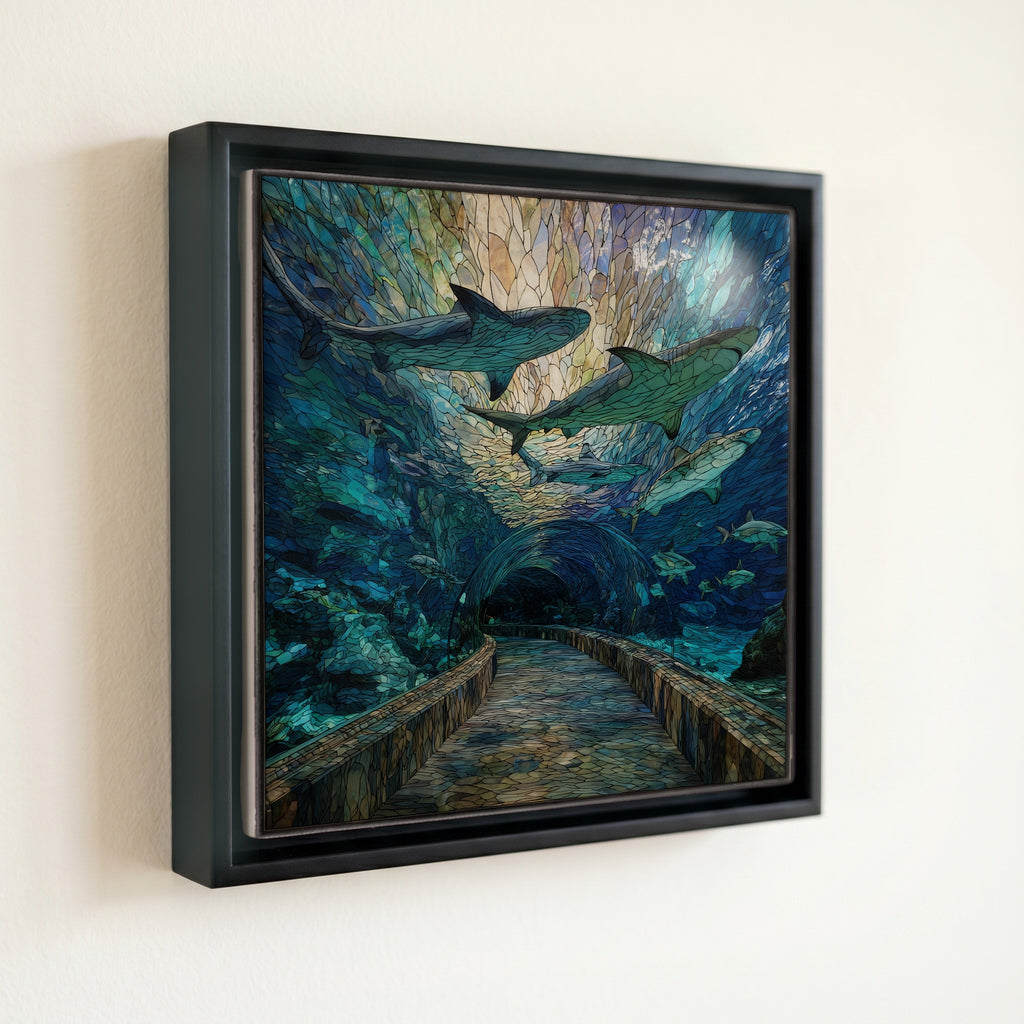 the Adventure Aquarium in — front