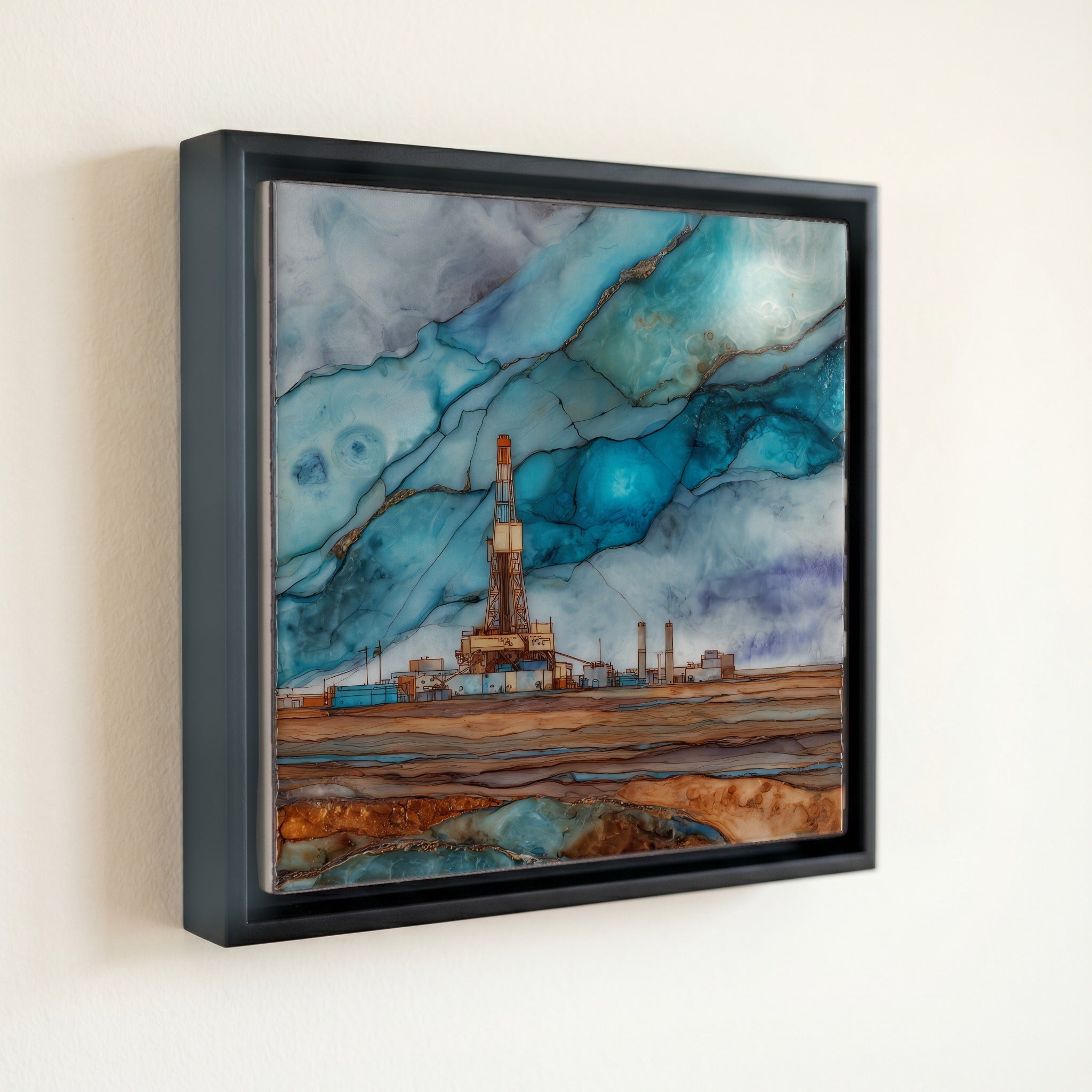 Prudhoe Bay oil field — front