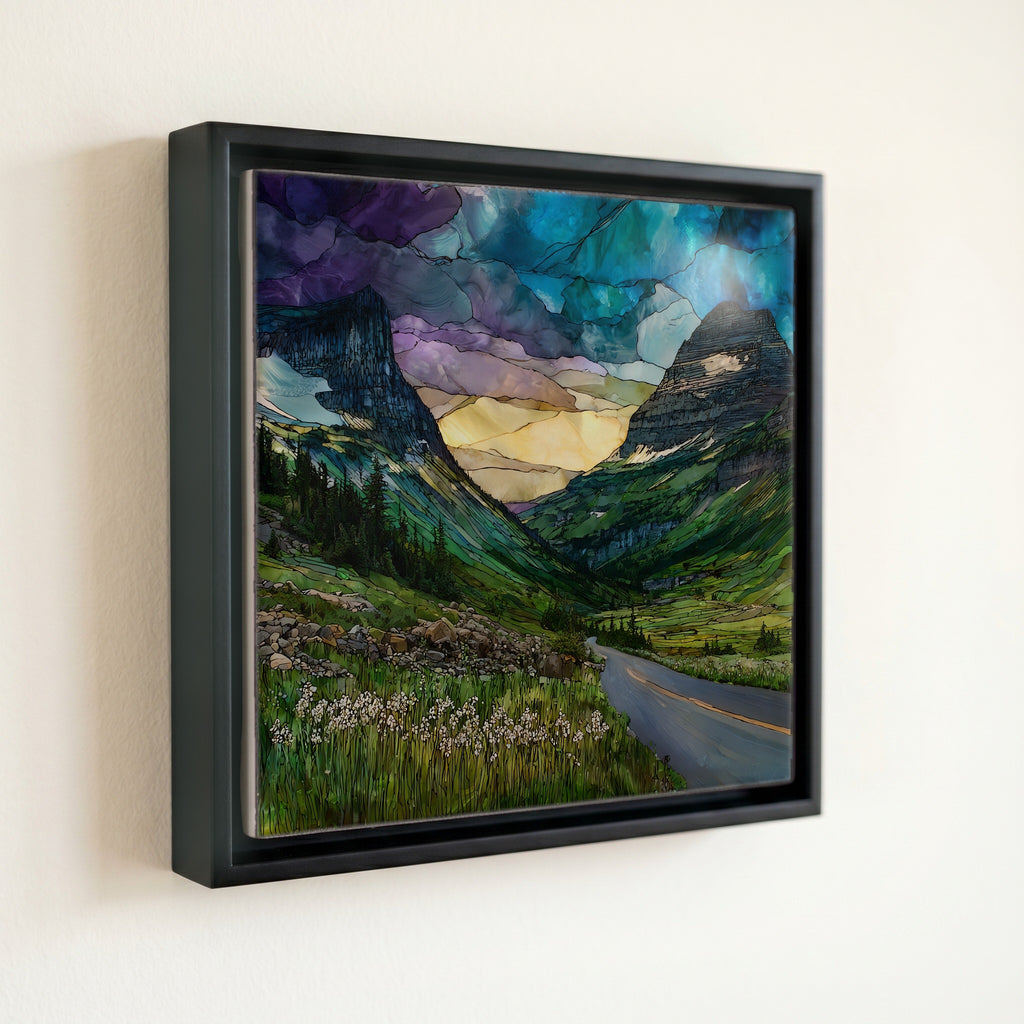 Going-to-the-Sun Road cresting — front