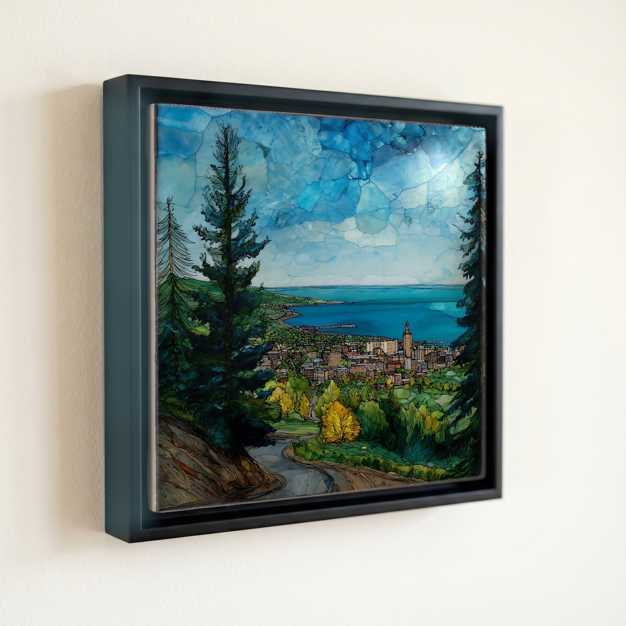 Skyline Parkway overlook of — front