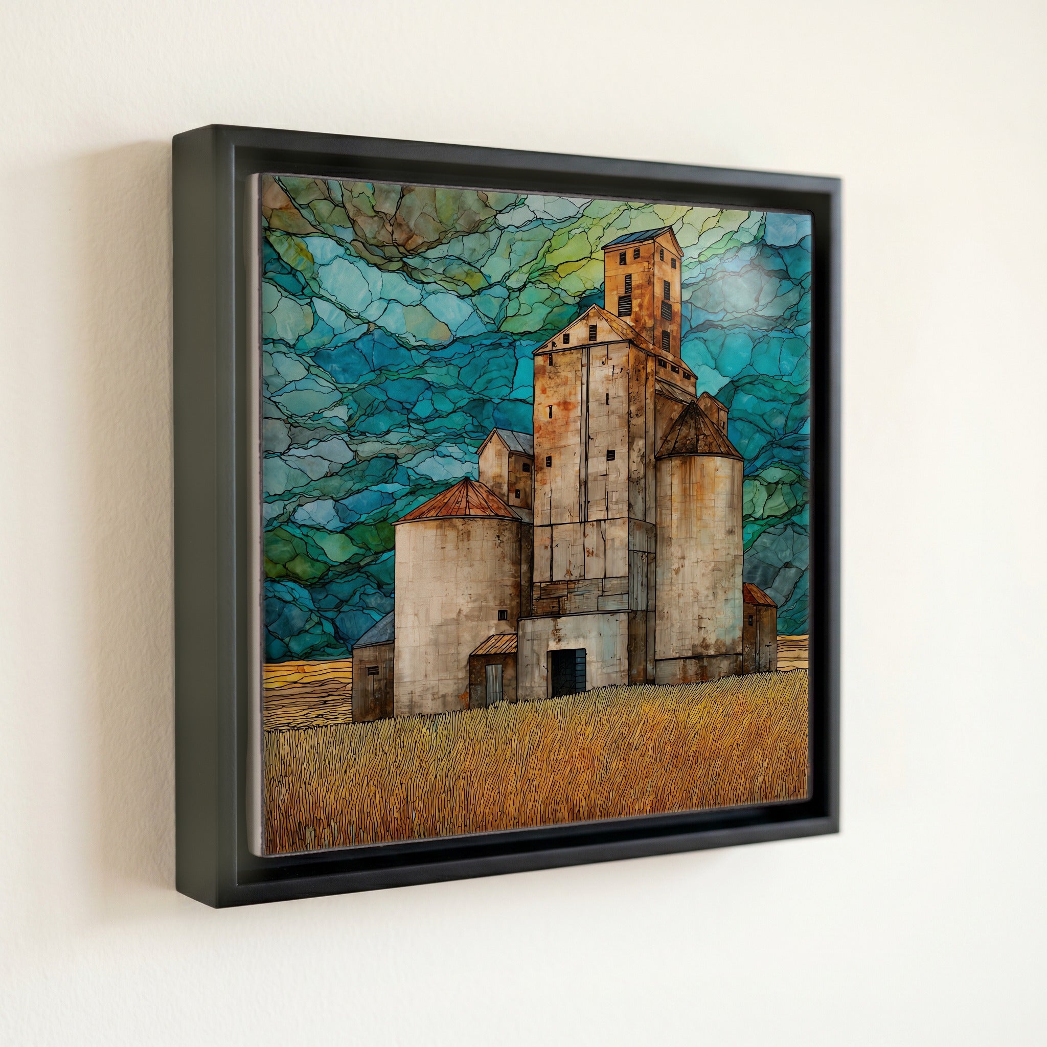 a prairie grain elevator — front
