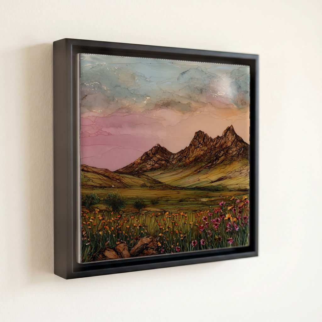 the Wichita Mountains pink — front