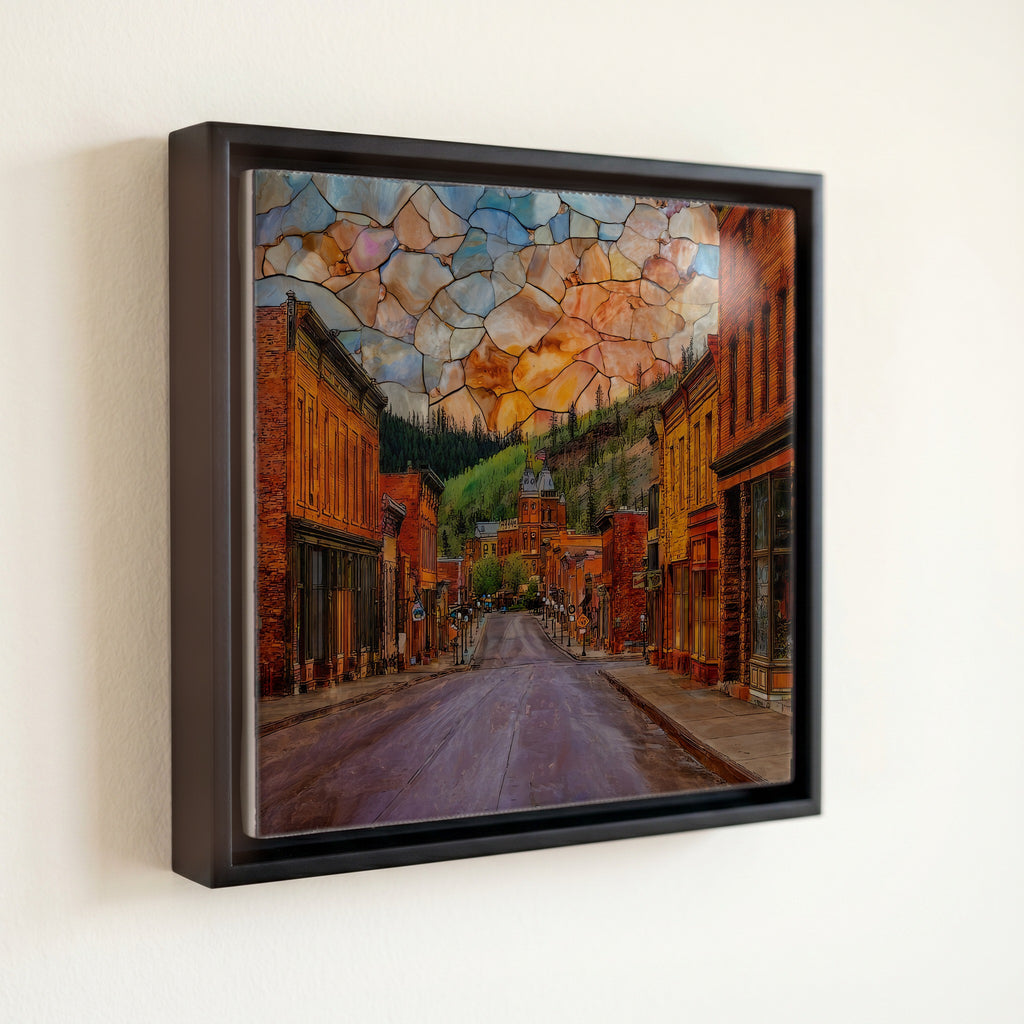 Cripple Creek historic district Front Range Ceramic Art Tile — front