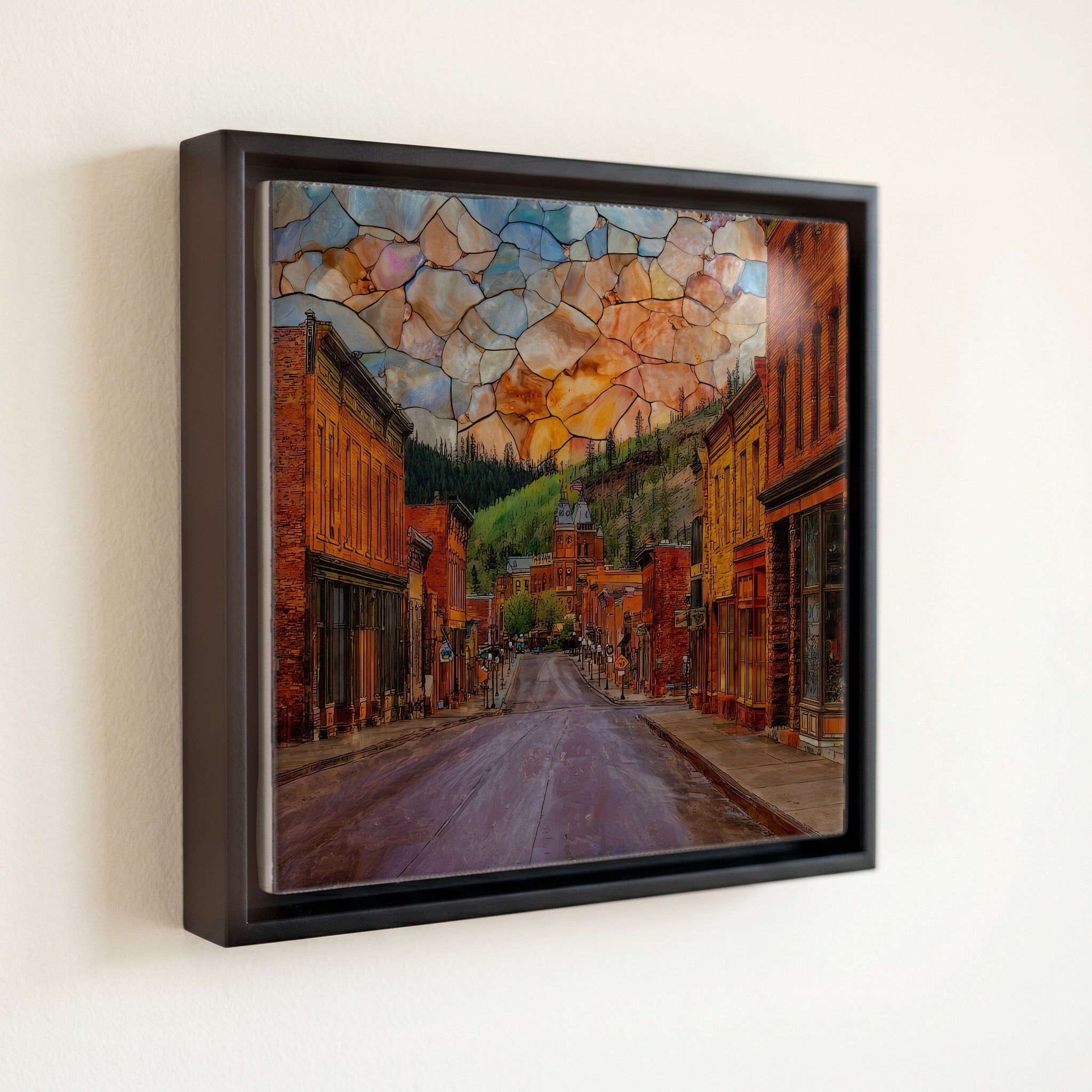 Cripple Creek historic district Front Range Ceramic Art Tile — front