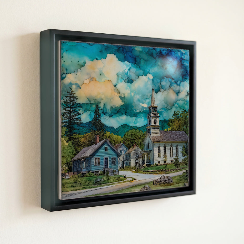 Plymouth Notch village — front