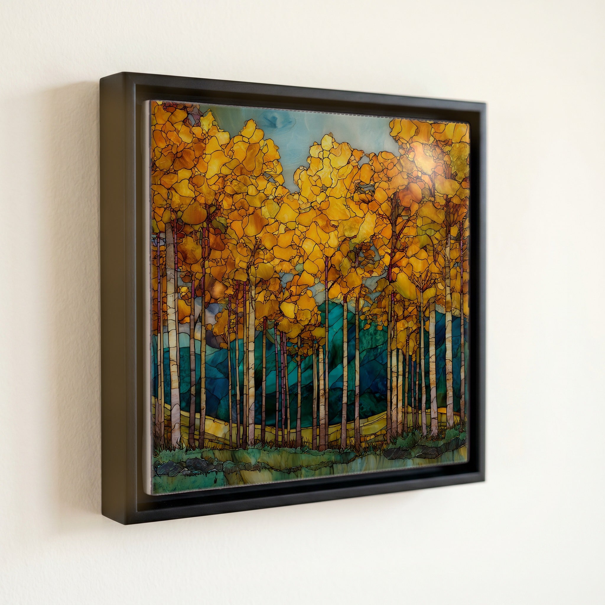 Aspen peak gold San Francisco Peaks Flagstaff — front