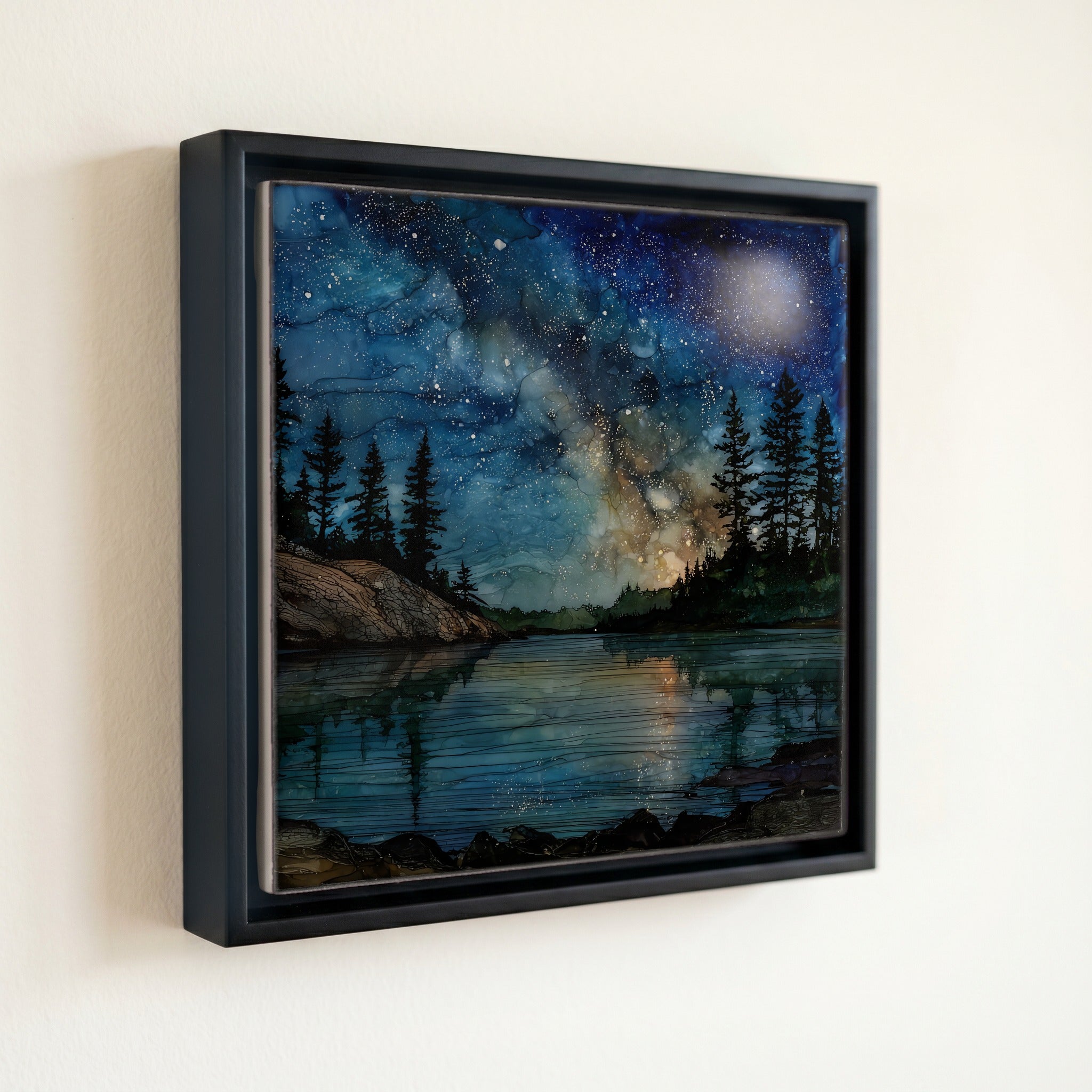 Boundary Waters Milky Way over a — front