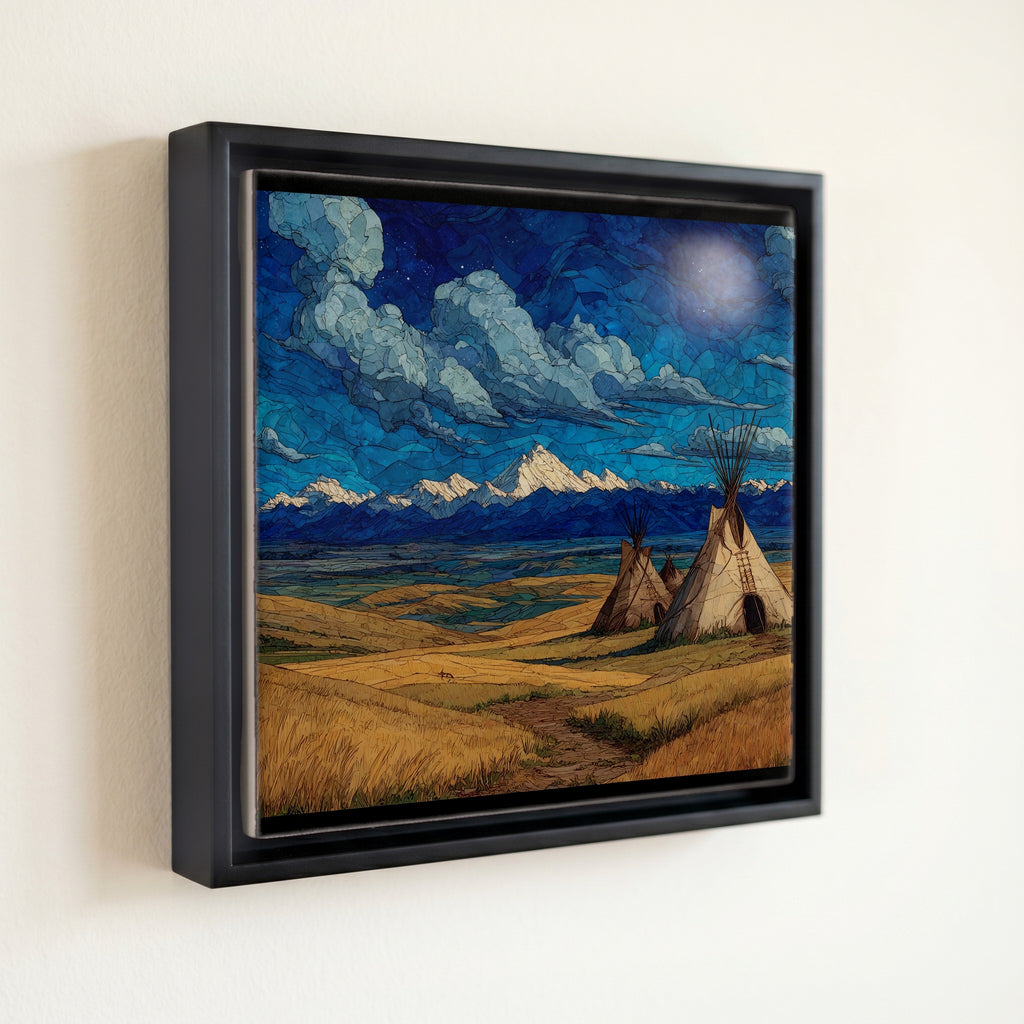 Blackfeet ancestral homeland panorama — front