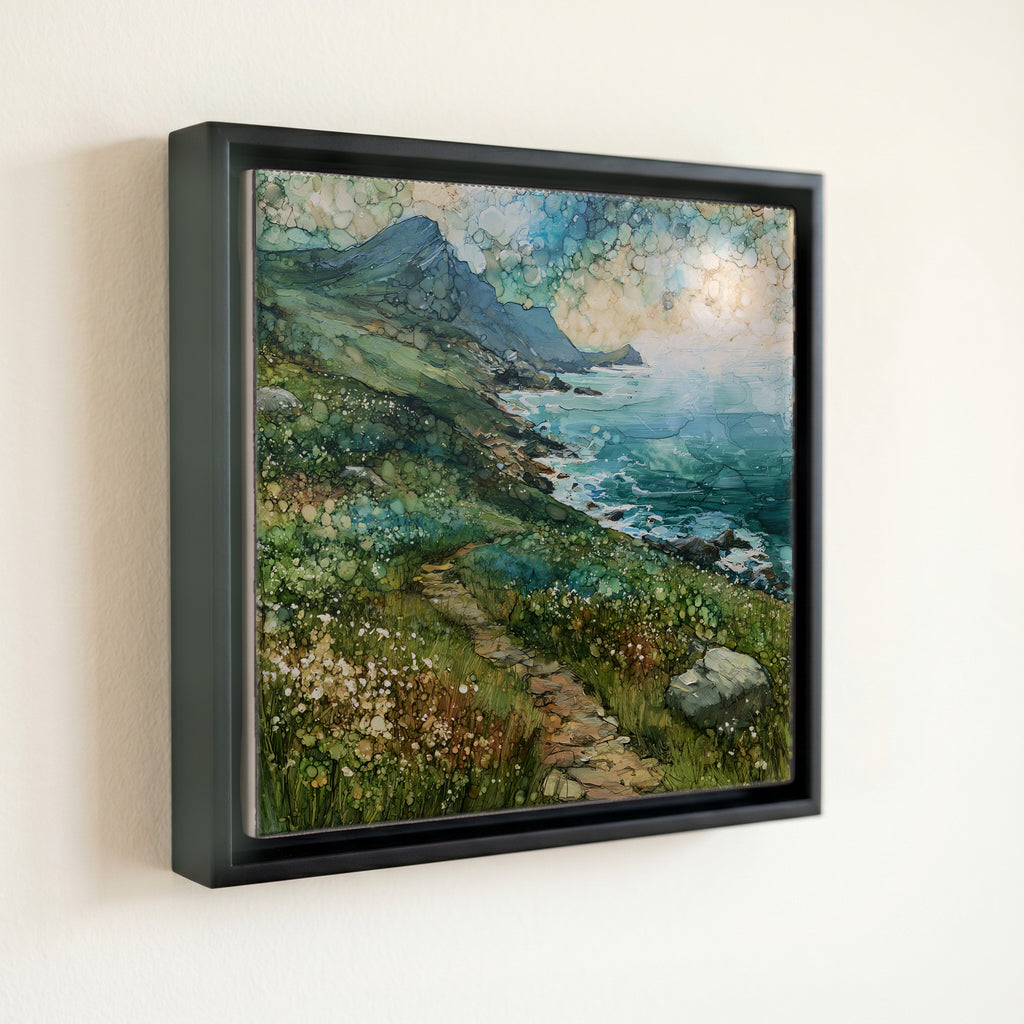 fynbos slopes running unbroken — front
