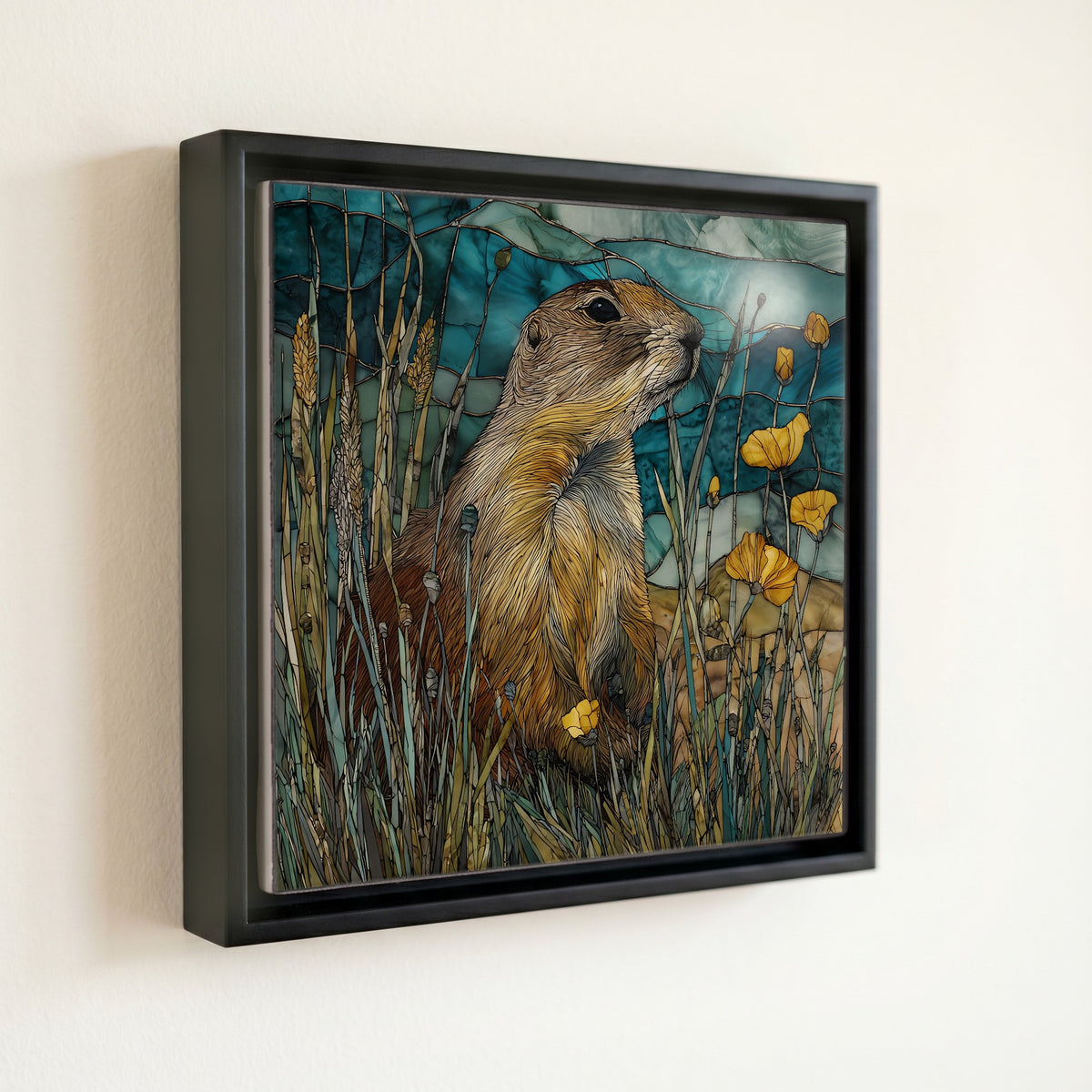 a black-tailed prairie dog — front