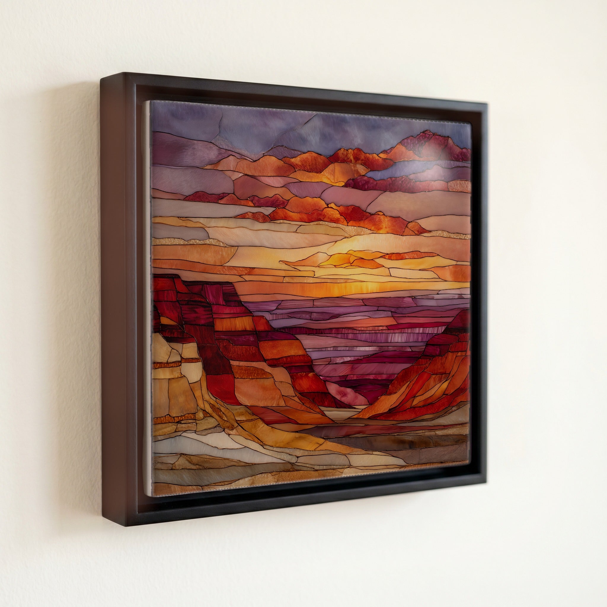 Painted Desert at sunset Petrified Forest — front
