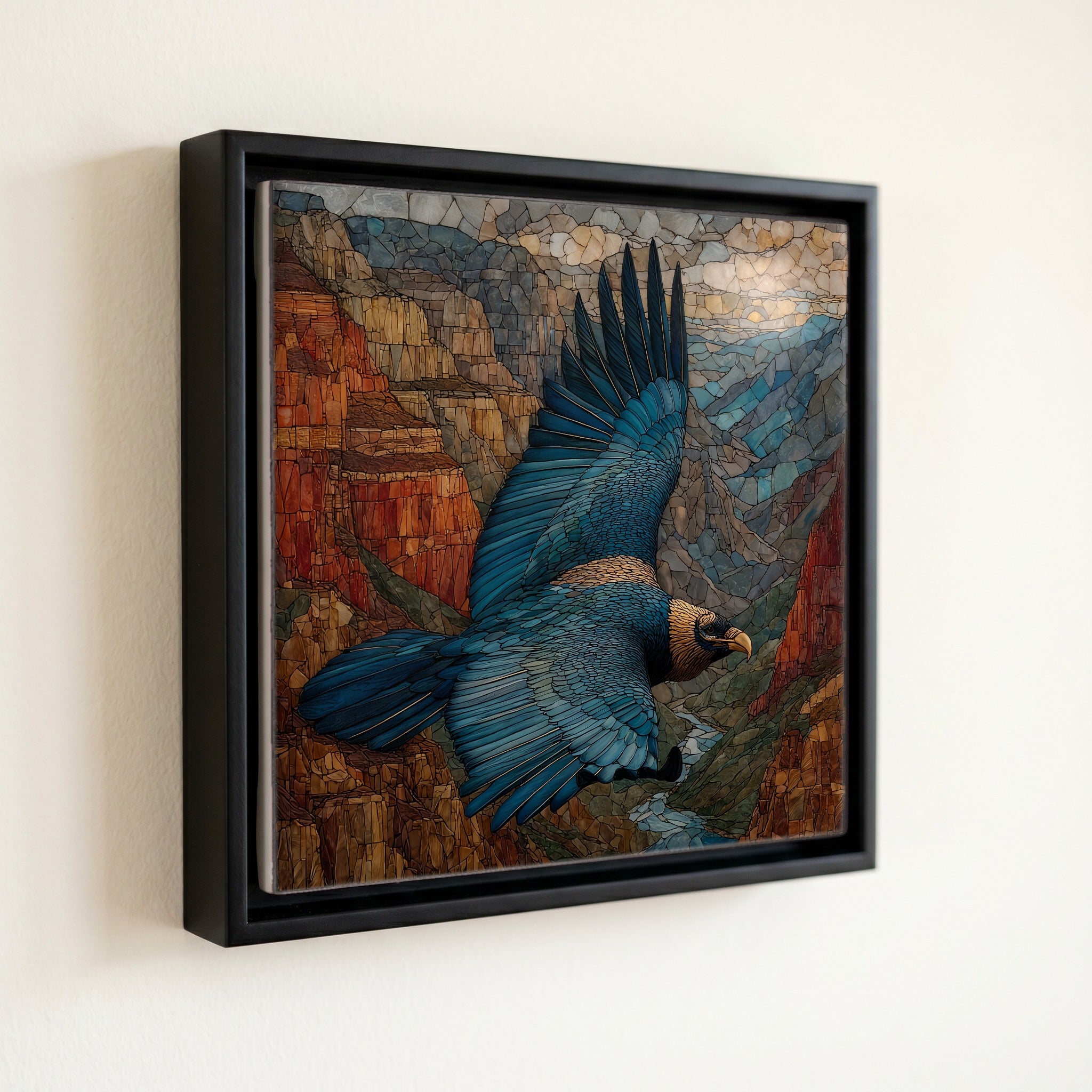 California condor soaring — front