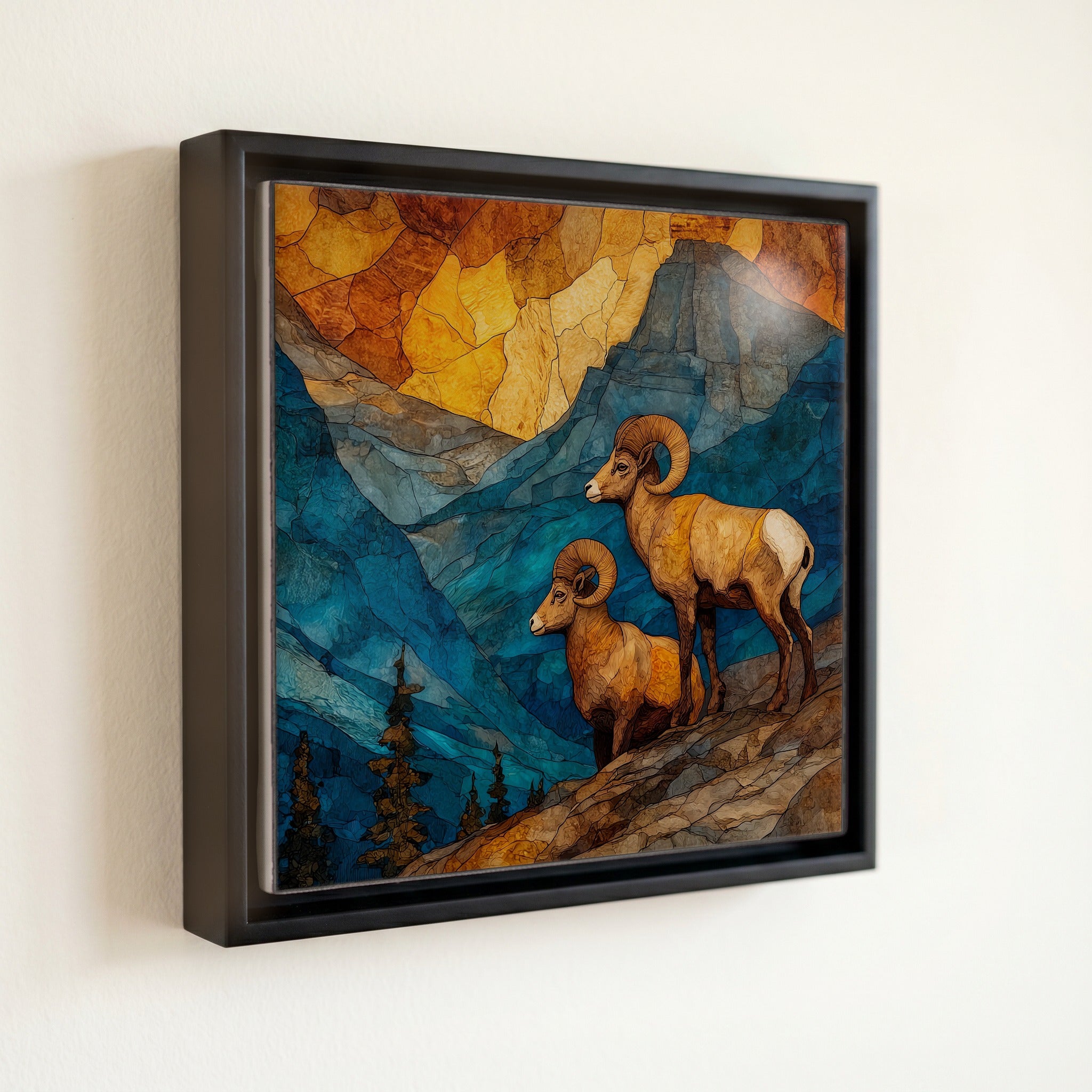 bighorn sheep on Going-to-the-Sun — front
