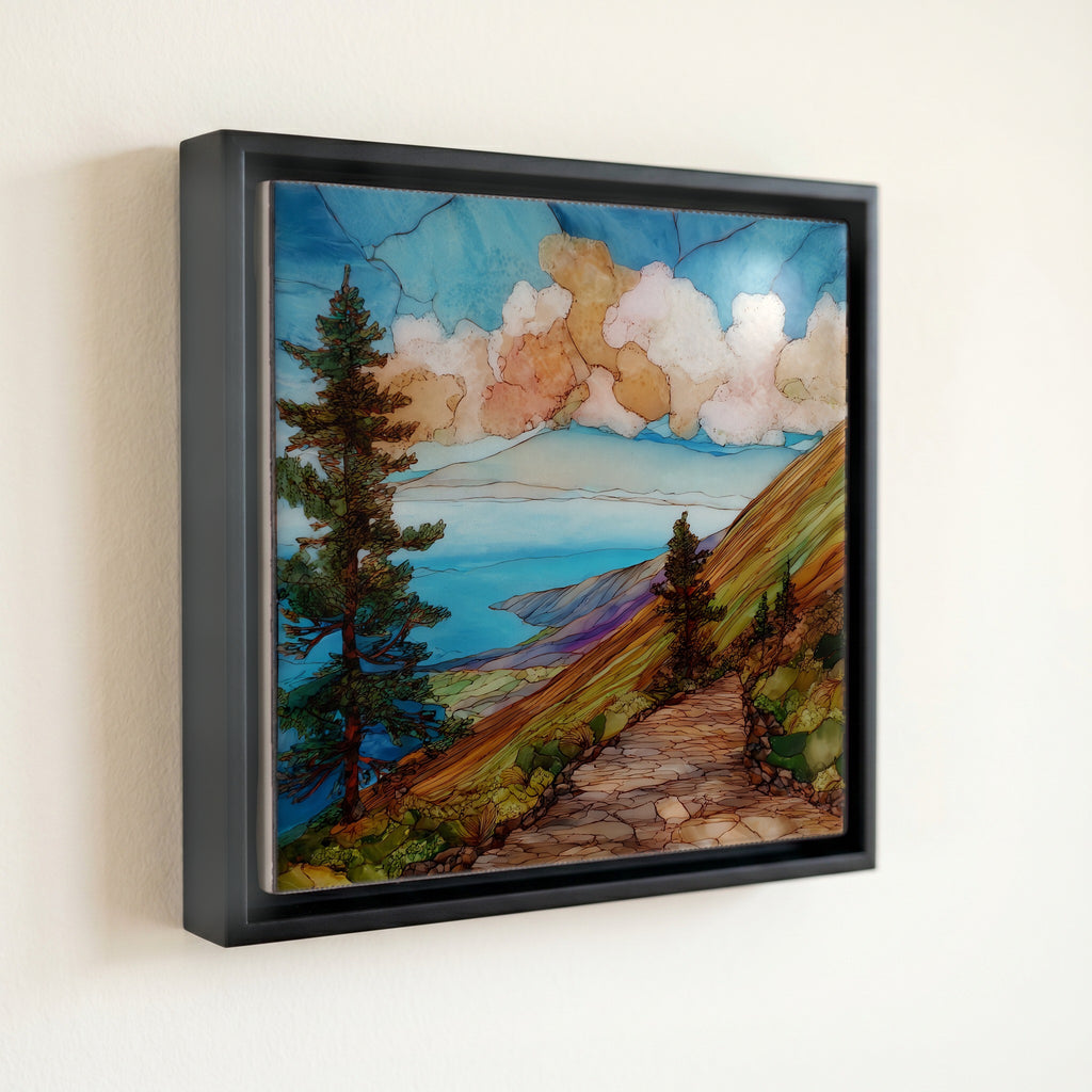 Munro Trail Lanaihale Ceramic Art Tile — front