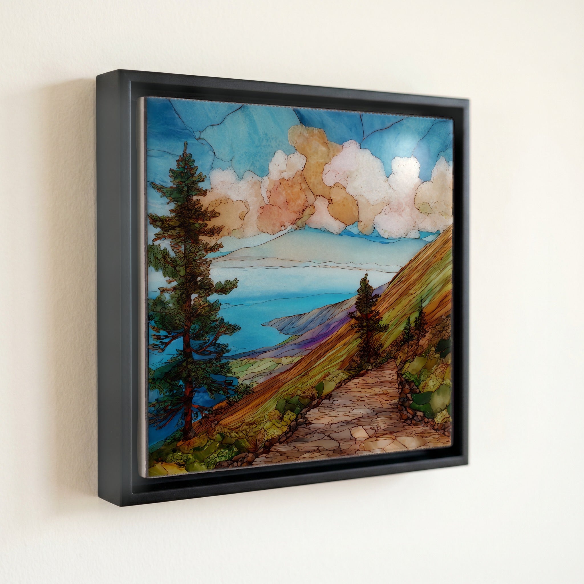 Munro Trail Lanaihale Ceramic Art Tile — front