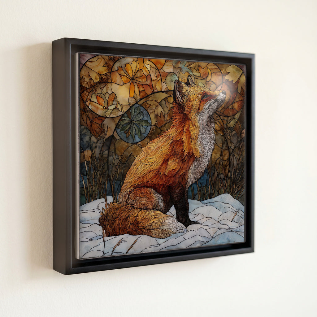 a red fox alert — front