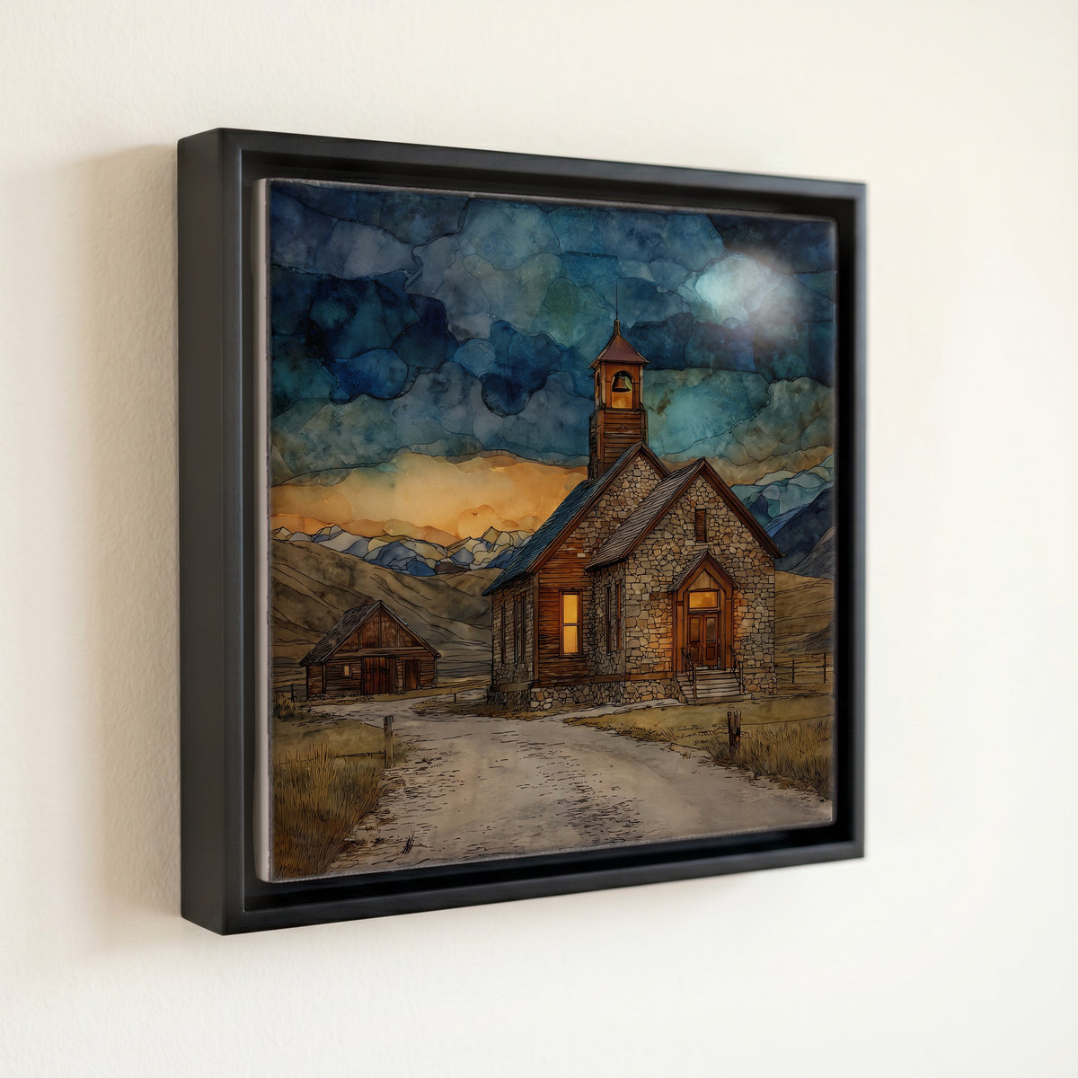 the South Pass City schoolhouse — front