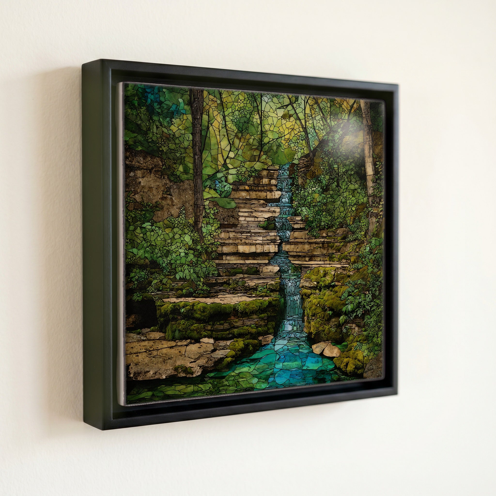 Dunning Spring waterfall — front