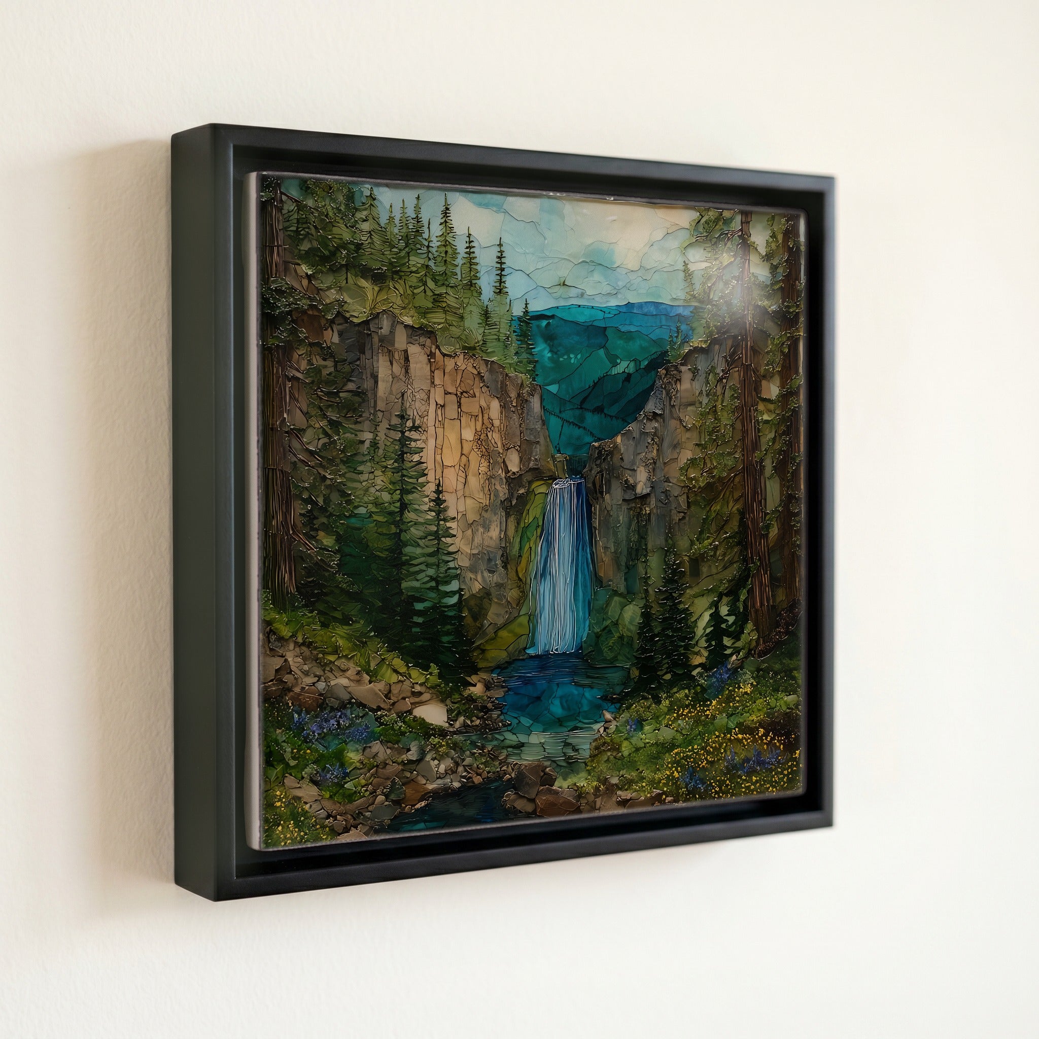 Vidae Falls cascading over — front