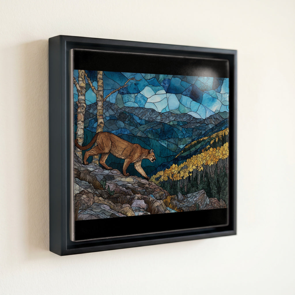 a mountain lion — front