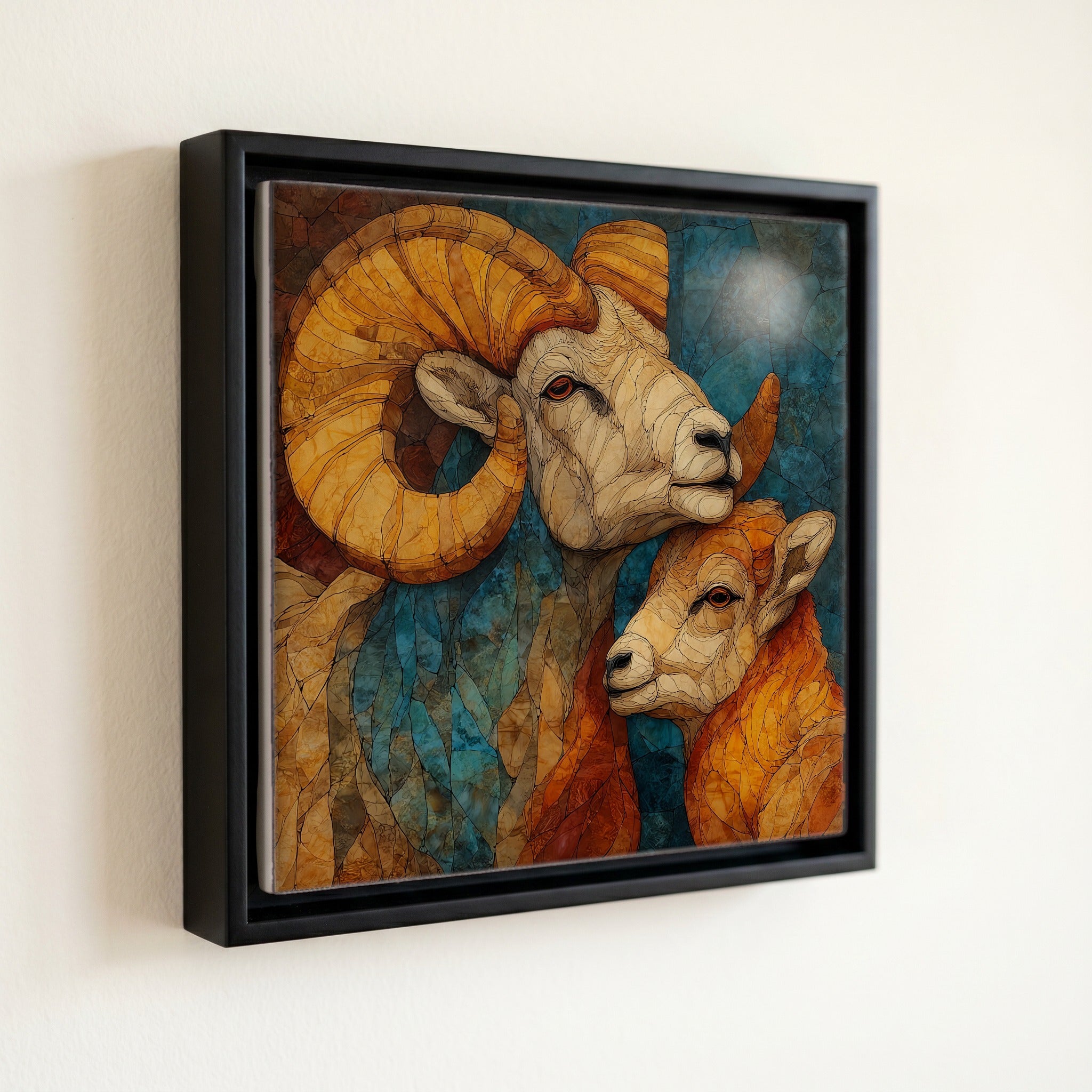 a bighorn ewe — front