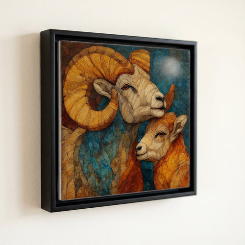 a bighorn ewe — front