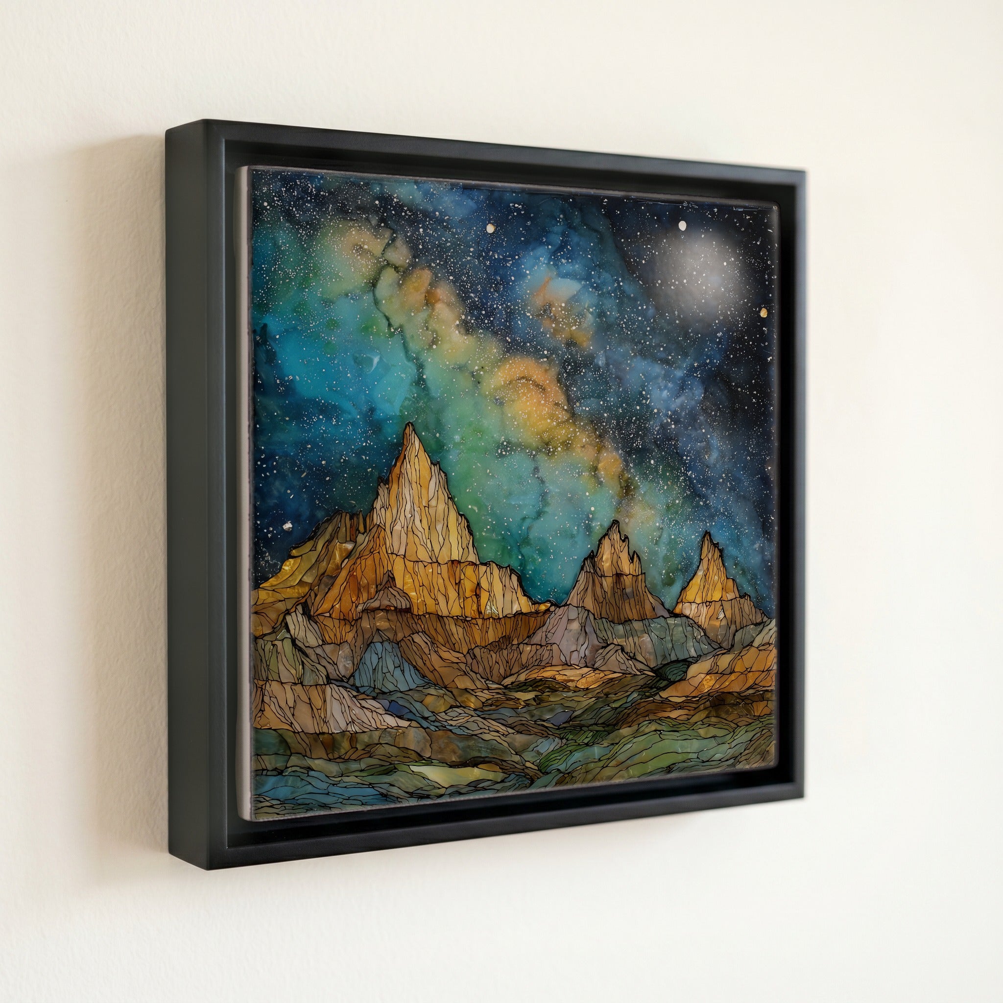 Badlands Milky Way over — front